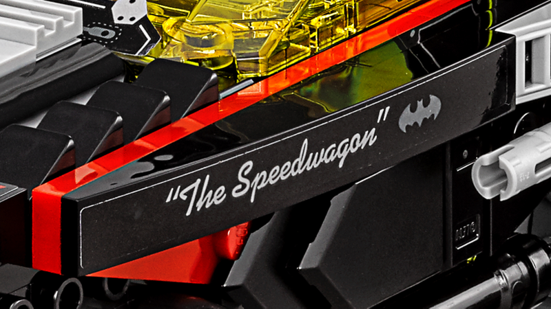 Illustration for article titled Lego Batman Calls His New Batmobile the Speedwagon